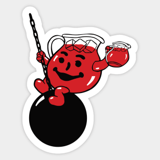 Kool Aid Man- Wrecking Ball (No Text) Sticker